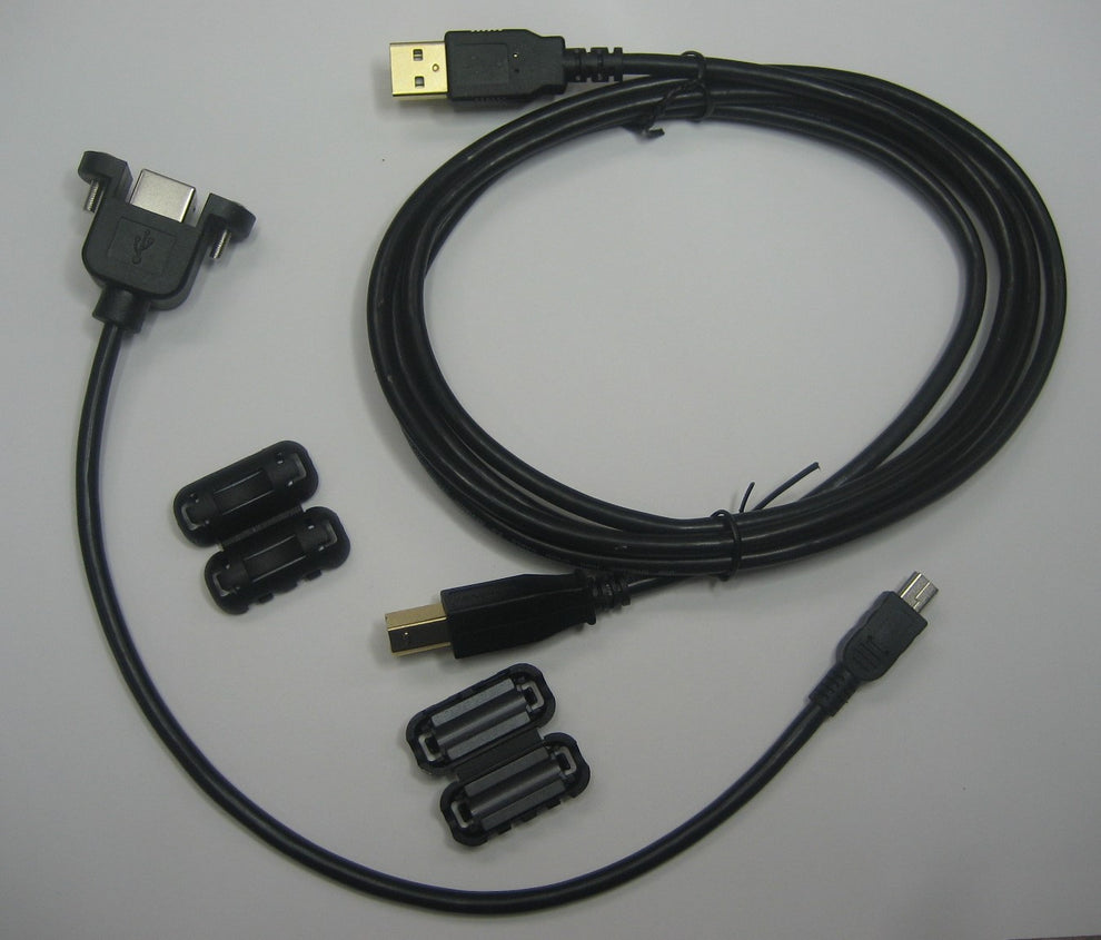 USB 2.0 Mini-B to Std-B Bulkhead Cable Kit – Moates