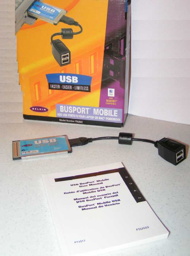 Meoatea Belkin PCMCIA 2-Port USB Card – Moates